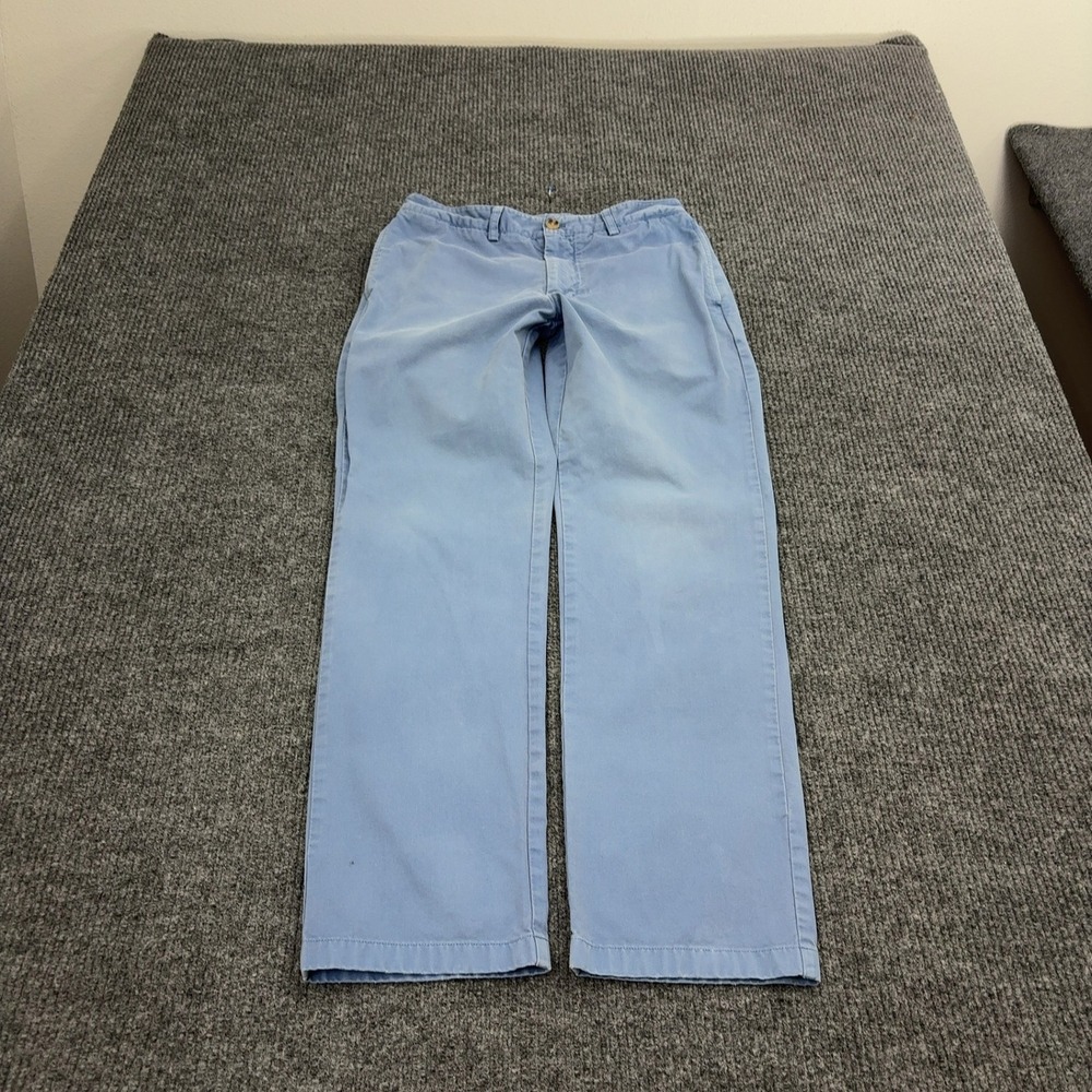 Vineyard Vines Pants Mens 30x32 Blue Cotton Chino Preppy Casual